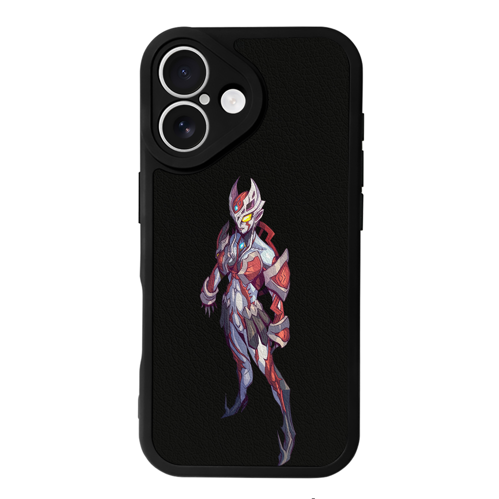 （画像用） ウルトラマン Ultraman 【iPhone 16シリーズ対応】シリコンスマホケース（レザー調） 材質：シリコン